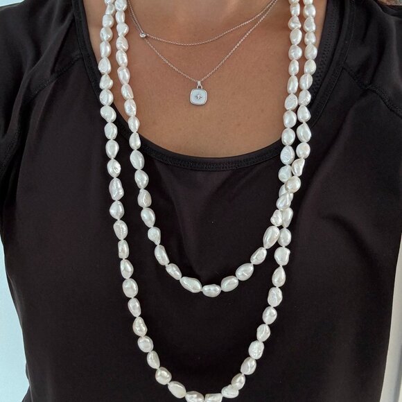 NWOT Splendid Pearls 64" Necklace - Picture 1 of 2